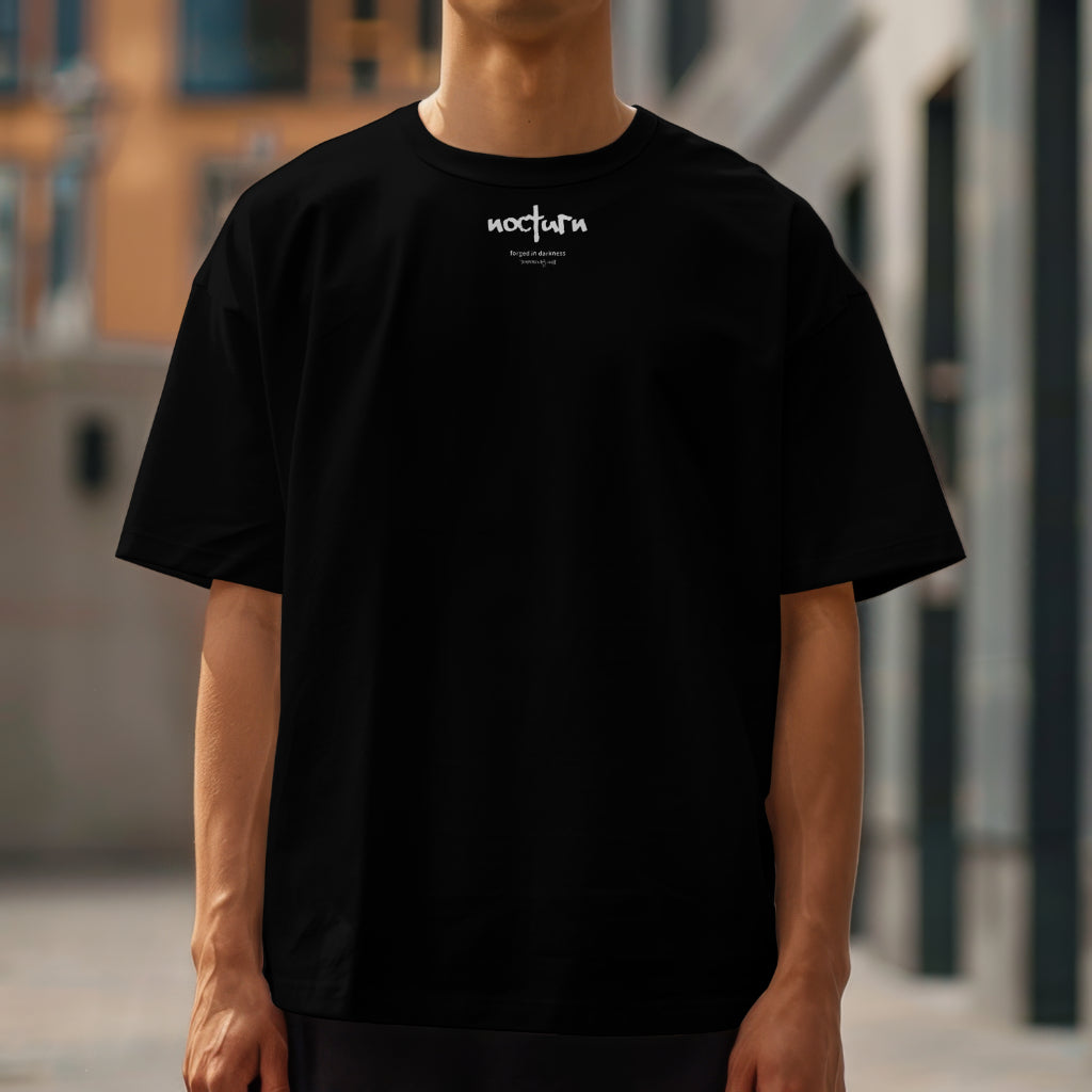 OVERSIZED "SIMPLE" T-SHIRT - BLACK