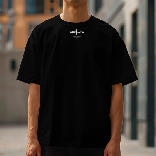 OVERSIZED "SIMPLE" T-SHIRT - BLACK