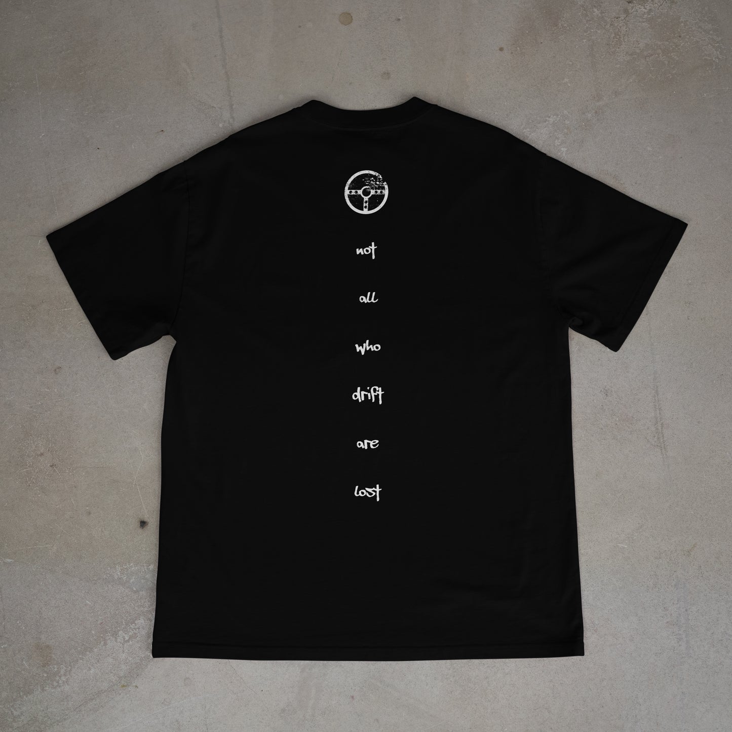 MIDNIGHT DRIFTERS "WANDERERS" T-SHIRT - BLACK