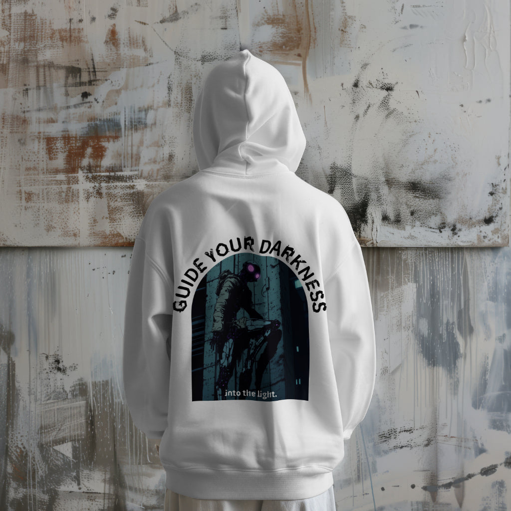 "INTO THE LIGHT" HOODIE - WHITE