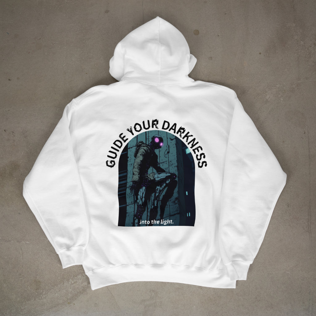 "INTO THE LIGHT" HOODIE - WHITE