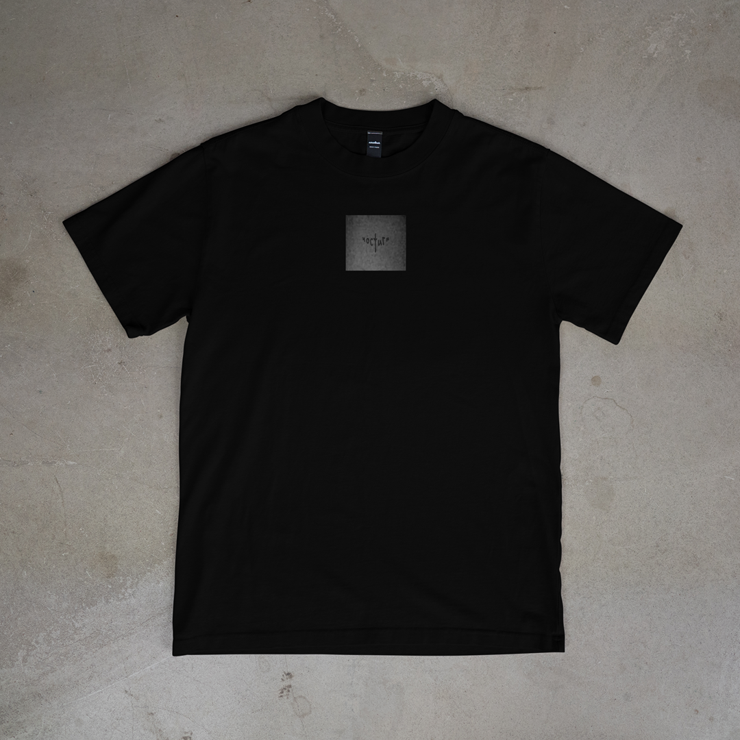 OVERSIZED "NO MORE" T-SHIRT - BLACK