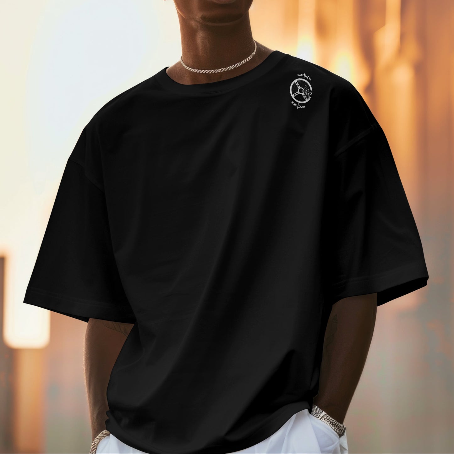MIDNIGHT DRIFTERS "CIRCLES" T-SHIRT - BLACK