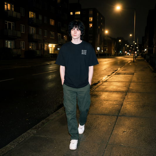 OVERSIZED "NUMB" T-SHIRT - BLACK